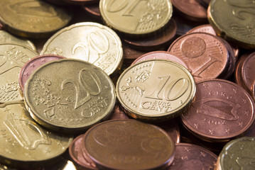 Euro coins