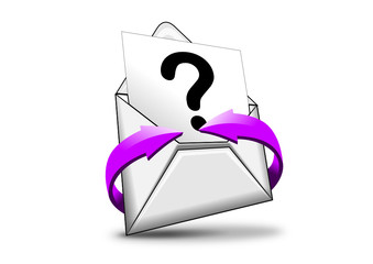 Briefumschlag mit Symbol