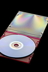disc on black