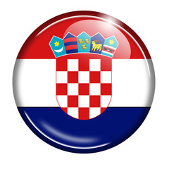 Naklejka premium Aqua Button Kroatien