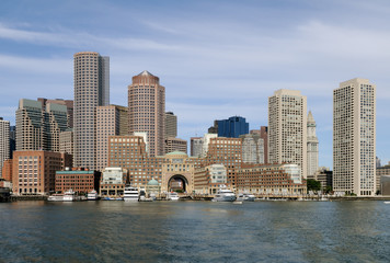 Boston Harbor and Skyline