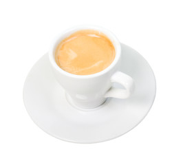 espresso coffee . Cup of coffee