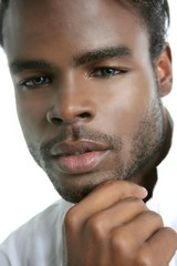 Obraz premium African american cute black young man portrait