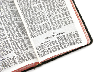 bible open to daniel