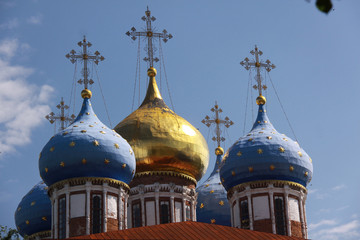Obraz premium Church and Kremlin in Ryazan - Russian Golden Ring