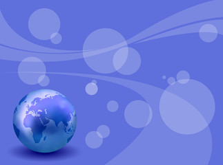 Abstract Globe Background