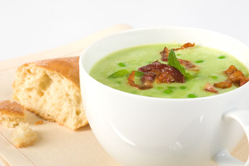 Suppe und Brot