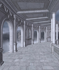 Gothic scenery 04 © Obsidian Fantasy