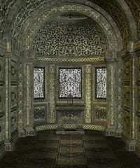 Gothic scenery 05 © Obsidian Fantasy