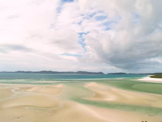 Deurstickers Whitehaven Beach, Whitsundays Eiland, Australië Paradis-strand in Australië
