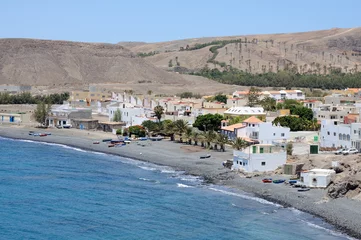 Foto auf Acrylglas Fishing village La Lajita, Canary Island Fuerteventura, Spain © philipus