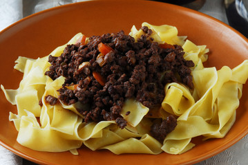Pappardelle al sugo di lepre - Primi Toscana