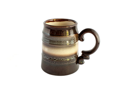 Ceramic mug for beer