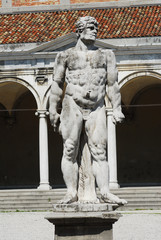 Loggia San Giovanni con la statua di Caco - Florean - Udine