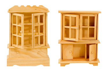 UNPAINTED DOLLHOUSE FURNITURE