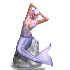schöne Meerjungfrau