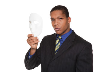 businessman - costume mask