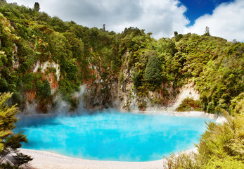 Hot thermal spring, New Zealand