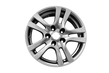 car aluminum wheel rim isolated