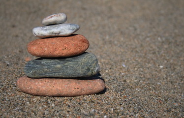 Fototapeta na wymiar Kamienie w równowadze