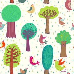 Summer seamless pattern
