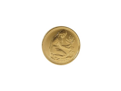 Münze - 50 Pfennig (Kopf)