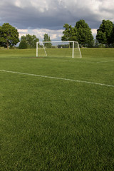 Obraz premium Unoccupied Soccer Field