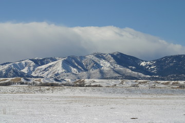 Fototapeta na wymiar Colorado Winter in the Mountains