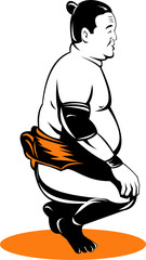 Japanese sumo wrestler