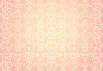 Luxury pink ornamental pattern