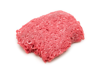 Obraz premium raw hash on white background