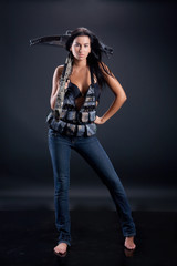 Young Woman With Arbalest