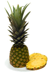 A ripe pineapple
