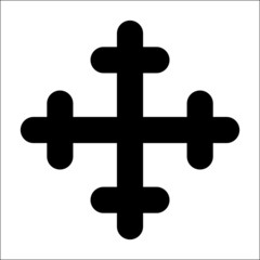 Obraz premium croix copte