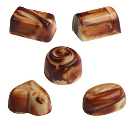 Truffles. Clipping path.