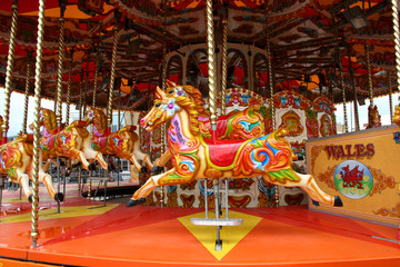 Fototapeta na wymiar merry-go-round