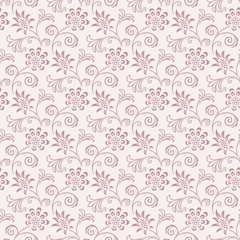 Seamless Floral Wallpaper - 15606464