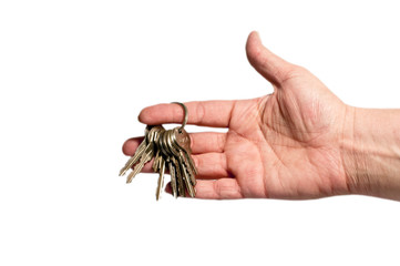 Hand mit Schlüssel