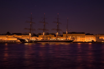 Fototapeta na wymiar old sailing ship