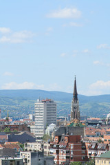 Naklejka premium City scape