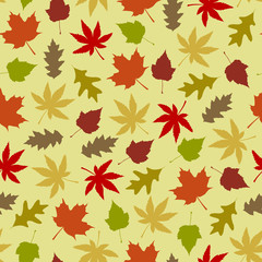 Autumn seamless background