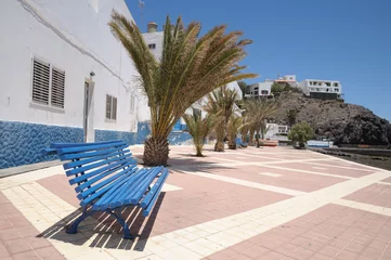 Gordijnen Promenade in Las Playitas, Canary Island Fuerteventura © philipus