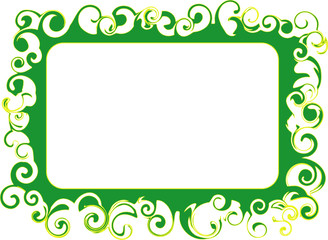 Green frame