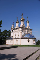 Fototapeta na wymiar Church and Kremlin in Ryazan - Russian Golden Ring