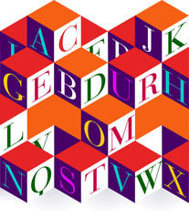 buchstaben würfel