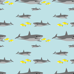 seamless shark pattern