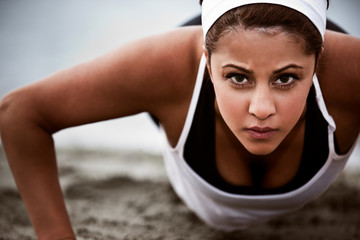 Sporty woman