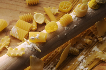 Pasta cruda italiana