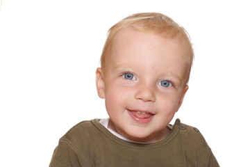 portrait of a cute little boy