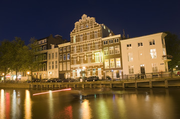 Fototapeta na wymiar Amsterdam at Night
